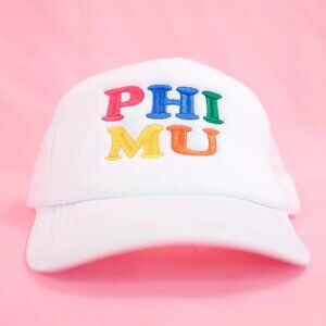 Sorority Foam Trucker Hats Phi Mu Big Little Sis Reveal Gift Idea cap Hat